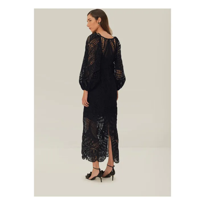 chinese dress ladies Self-Portrait Guipure Lace Midi Dress main image 1