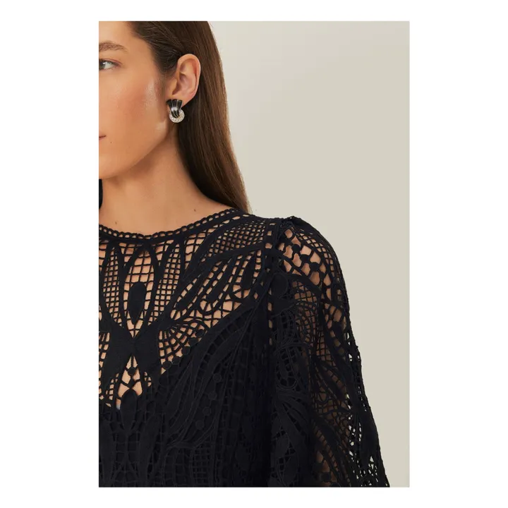 chinese dress ladies Oscar de la Renta Guipure Lace Midi Dress – Runway Catalog main image 1