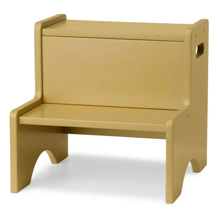 Marche-pied en bois | Curry- Image produit n°0