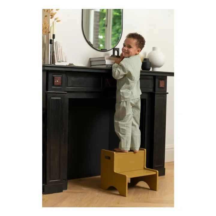 Marche-pied en bois | Curry- Image produit n°2