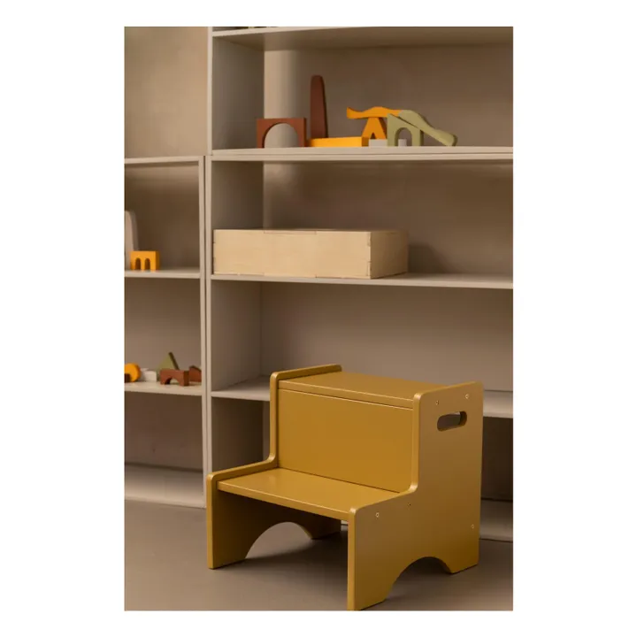 Marche-pied en bois | Curry- Image produit n°6