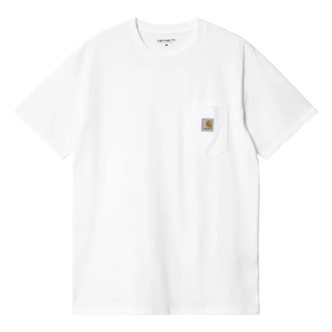 Pocket T-Shirt | Weiß