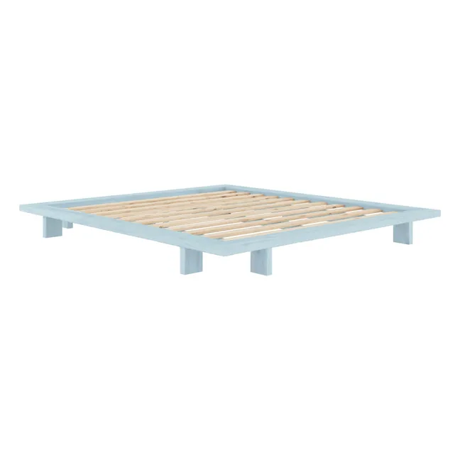 Lit en bois Japan | Bleu ciel