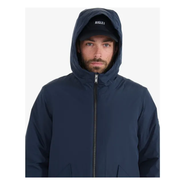 MTD 2-Layer Recycled Fiber Short Jacket | Navy blue