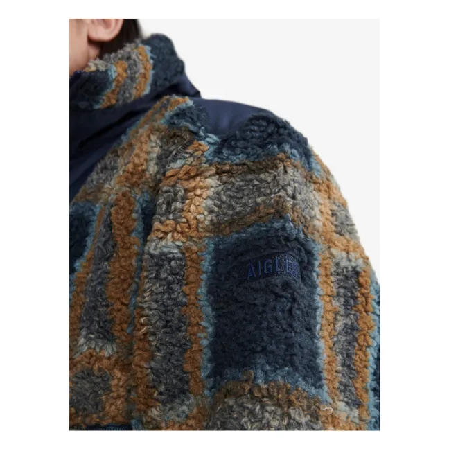 Sherpa Half-Zip Fleece | Navy blue