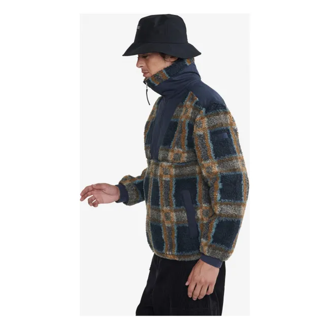 Sherpa Half-Zip Fleece | Navy blue
