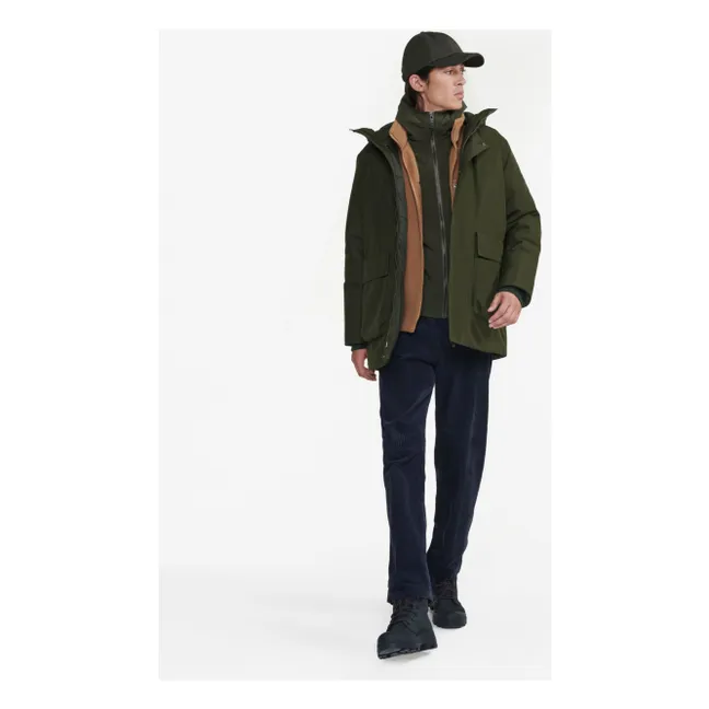 Parka Lang Gore-Tex Recycelte Fasern | Dunkelkaki