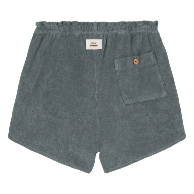 Shorts Georgy Frottee | Graublau