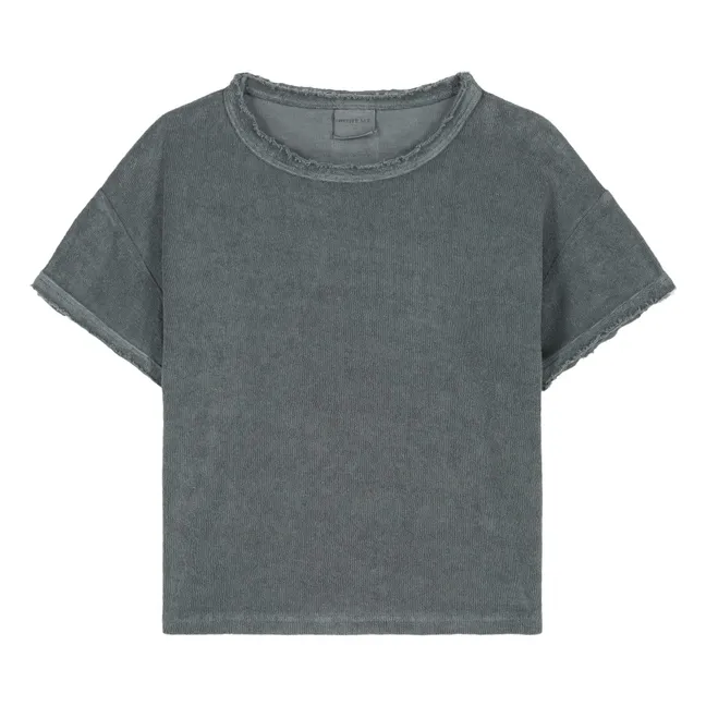 Essential Eponge T-shirt | Grey blue