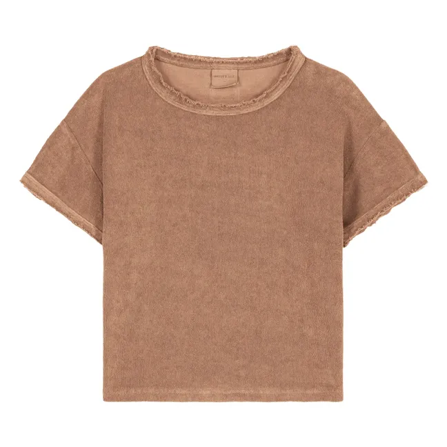 Essential Eponge T-shirt | Terracotta