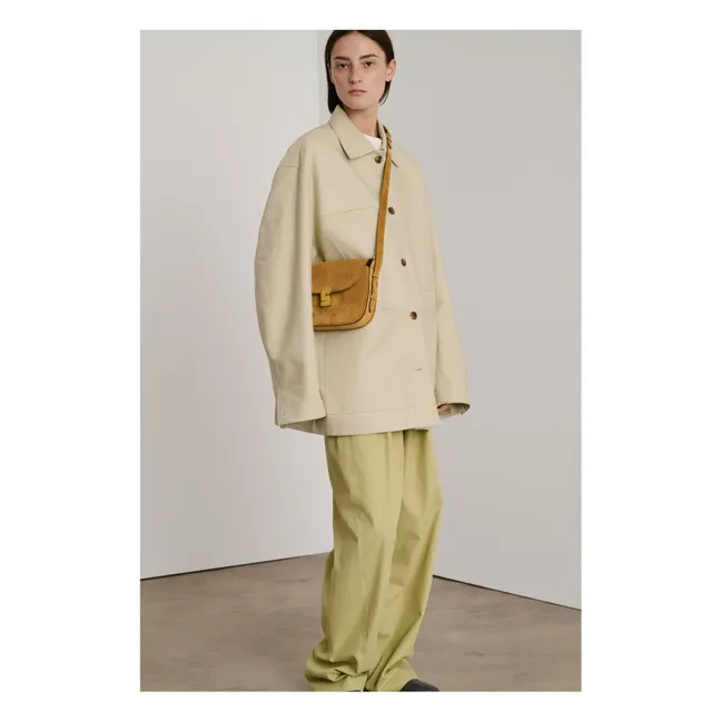 Soeur Women's Bellissima Mini Suede Crossbody Bag Beige
