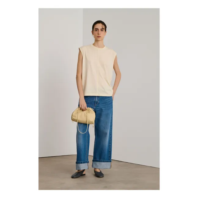 Borsa Suzette in pelle | Crema