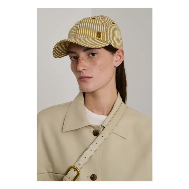 Serena Kappe Streifen | Beige