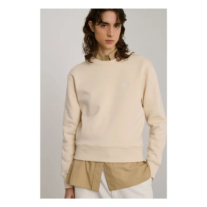 Sweat Donatien Coton Bio | Crème- Image produit n°1