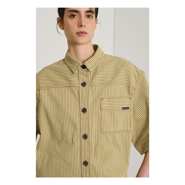 Abito Anouk a righe | Beige