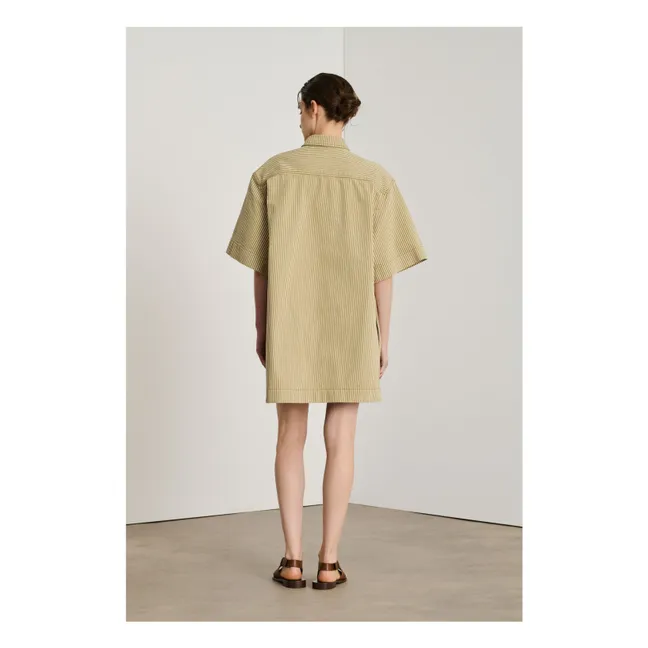Kleid Anouk Gestreift | Beige