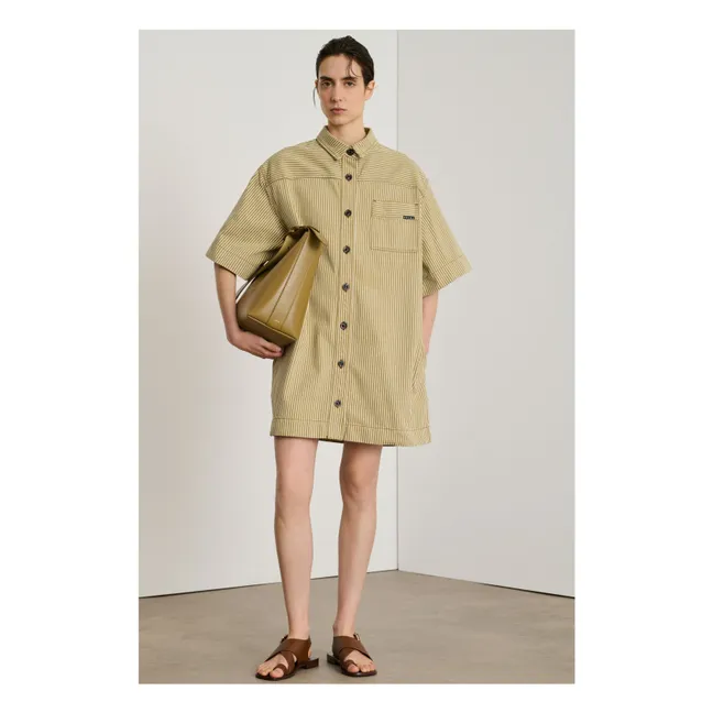Kleid Anouk Gestreift | Beige