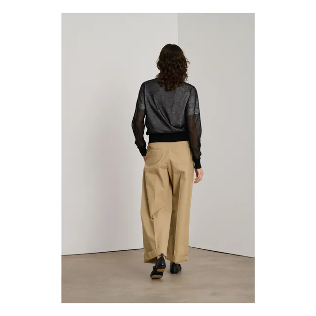 Devy-Hose Bio-Baumwolle | Dunkelbeige