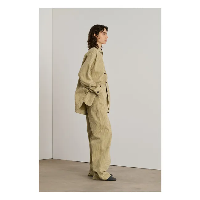 Vaqueros de rayas Alissio | Beige