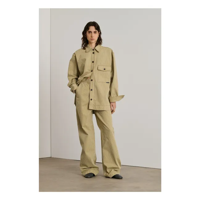Vaqueros de rayas Alissio | Beige