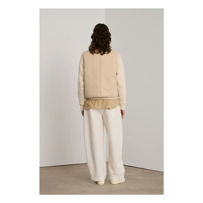 Ärmellose Jacke Desmond | Beige