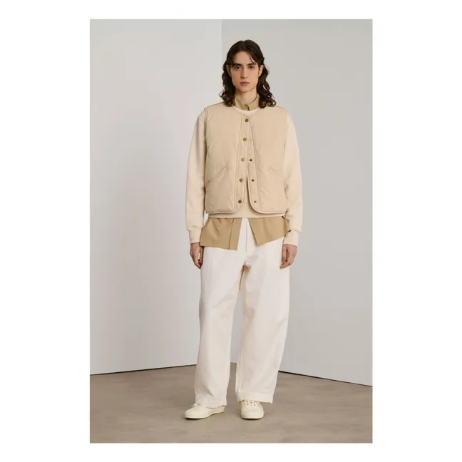 Ärmellose Jacke Desmond | Beige
