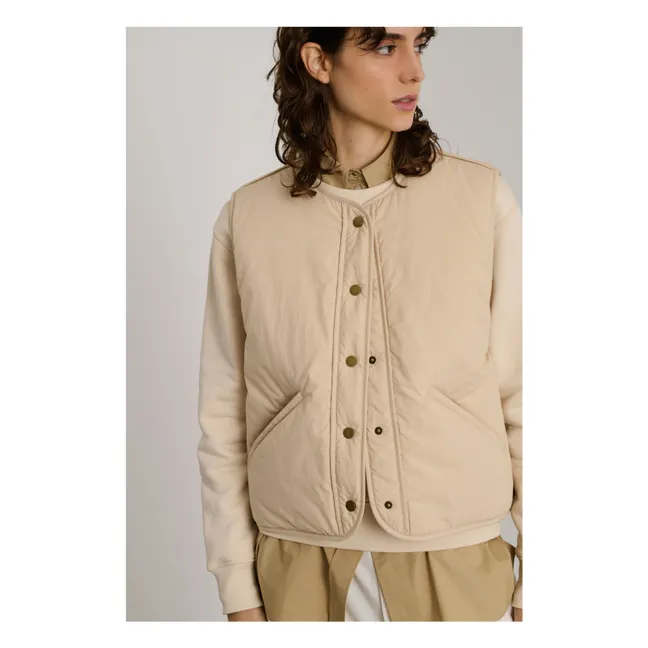 Ärmellose Jacke Desmond | Beige