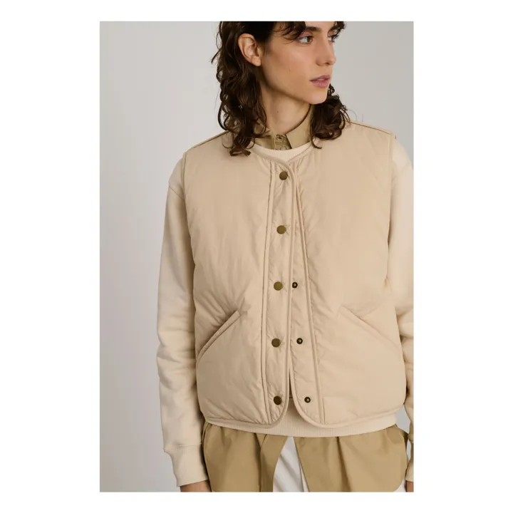 Veste Sans Manches Desmond | Beige- Image produit n°1