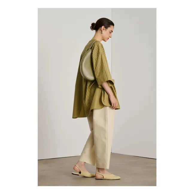 Bolso de piel Wino | Verde arcilla