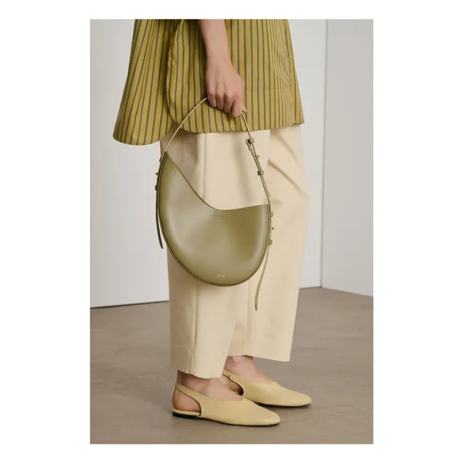 Borsa in pelle Wino | Verde argilla