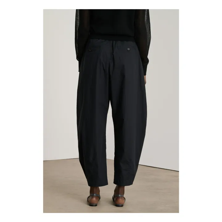 Pantalones Vernon de algodón orgánico | Negro- Imagen del producto n°4