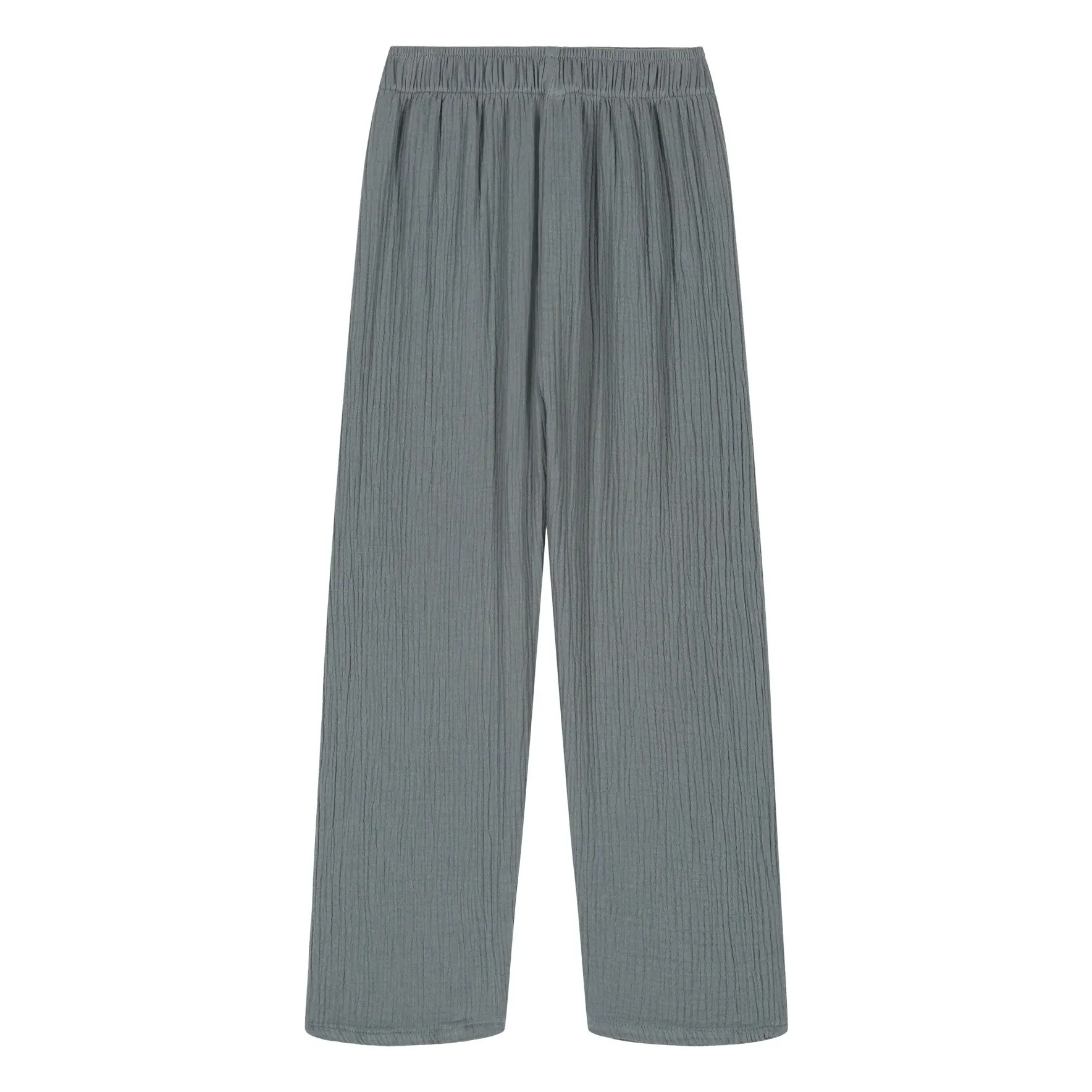 Studio Bohème Grey Blue Cousin Cotton Gauze Pants