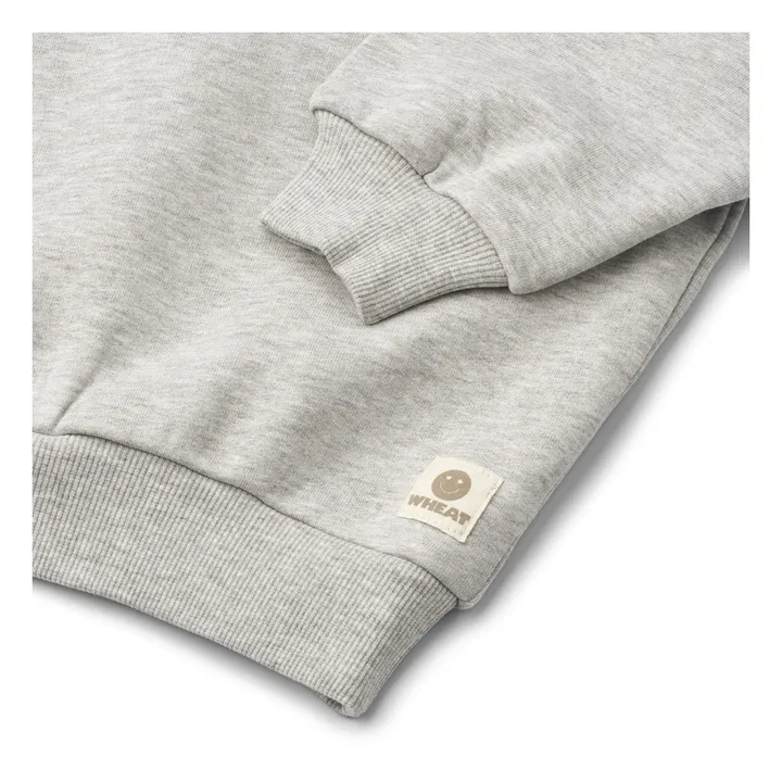 Collaboration Wheat x Pernille Teisbæk - Sweat Capuche Bonno Coton Bio | Gris chiné- Image produit n°2