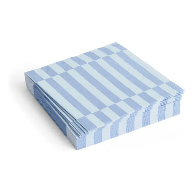 Servilletas de papel - Lote de 20 | Azul Claro