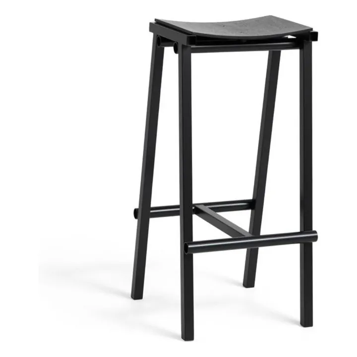 Tabouret Haut 75 cm Taburete 8 | Noir- Image produit n°0
