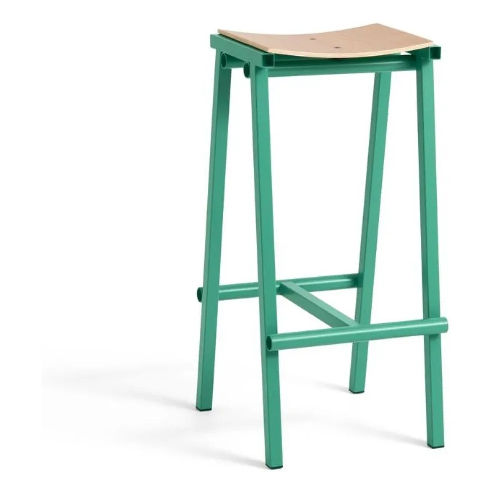 Tabouret Haut 75 cm Taburete 8 | Vert- Image produit n°0
