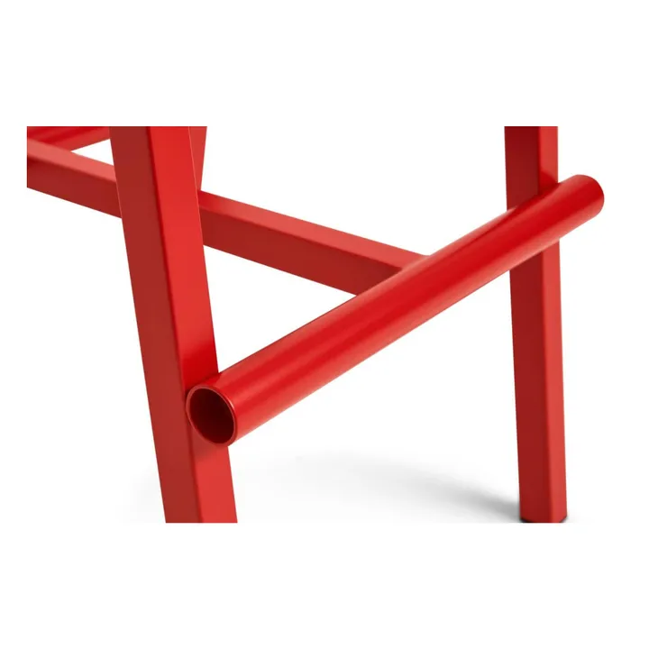 Tabouret Haut 75 cm Taburete 8 | Rouge- Image produit n°7