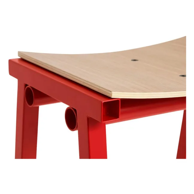 High stool 75 cm Taburete 8 | Red
