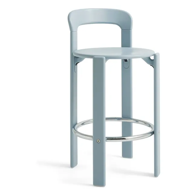 Hoher Hocker 65 cm Rey | Hellblau