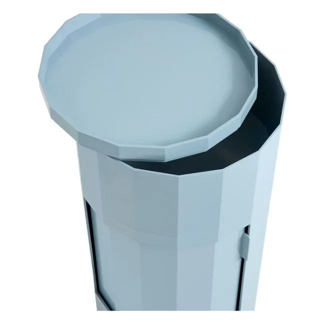 Facet storage unit H66 cm | Light Blue