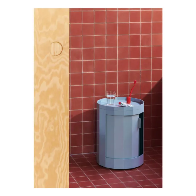 Facet storage unit H49 cm | Light Blue