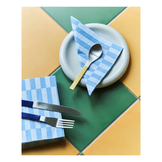 Servilletas de papel - Lote de 20 | Azul Claro