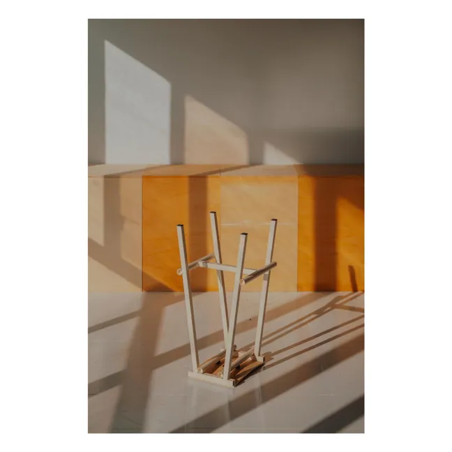 High stool 75 cm Taburete 8 | Ivory