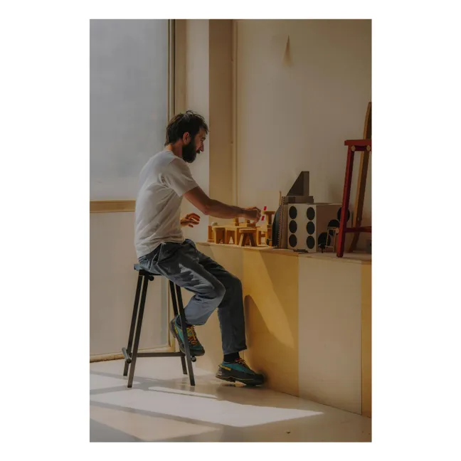 High stool 65 cm Taburete 8 | Black