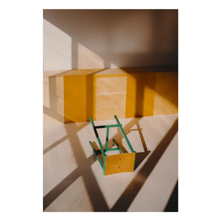 Tabouret Haut 65 cm Taburete 8 | Vert- Image produit n°4