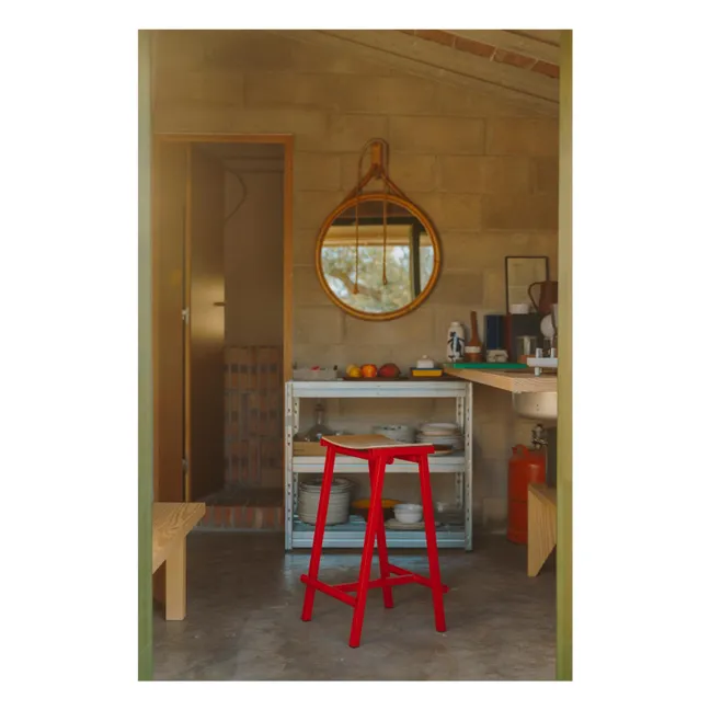 High stool 65 cm Taburete 8 | Red