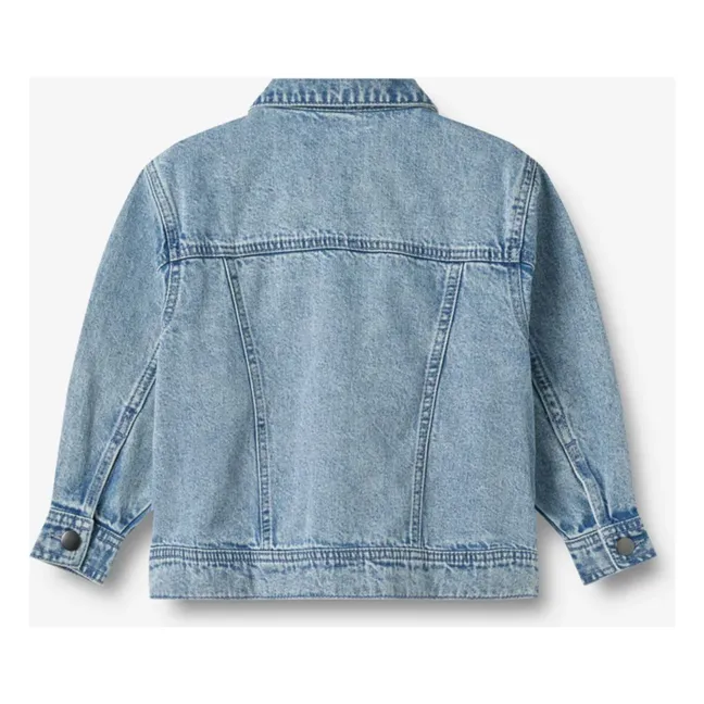 Colaboración de Wheat x Pernille Teisbæk - Chaqueta vaquera Vive Algodón orgánico | Azul