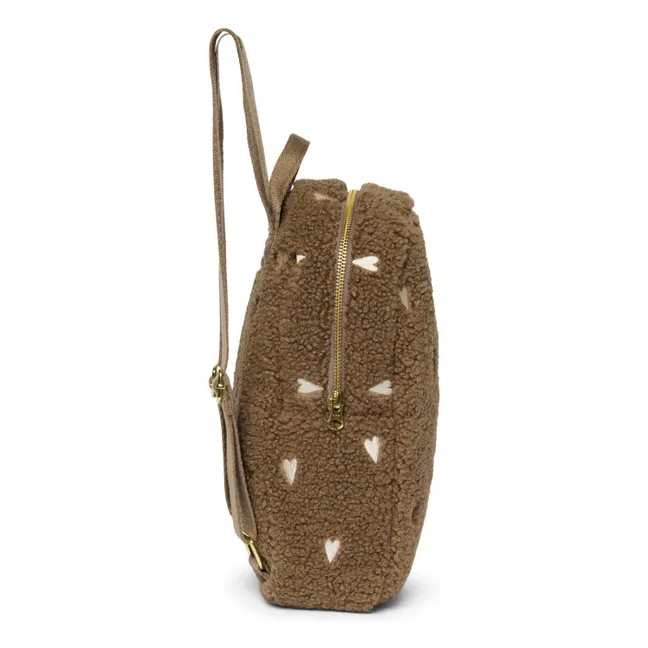 Hearts backpack | Ecru