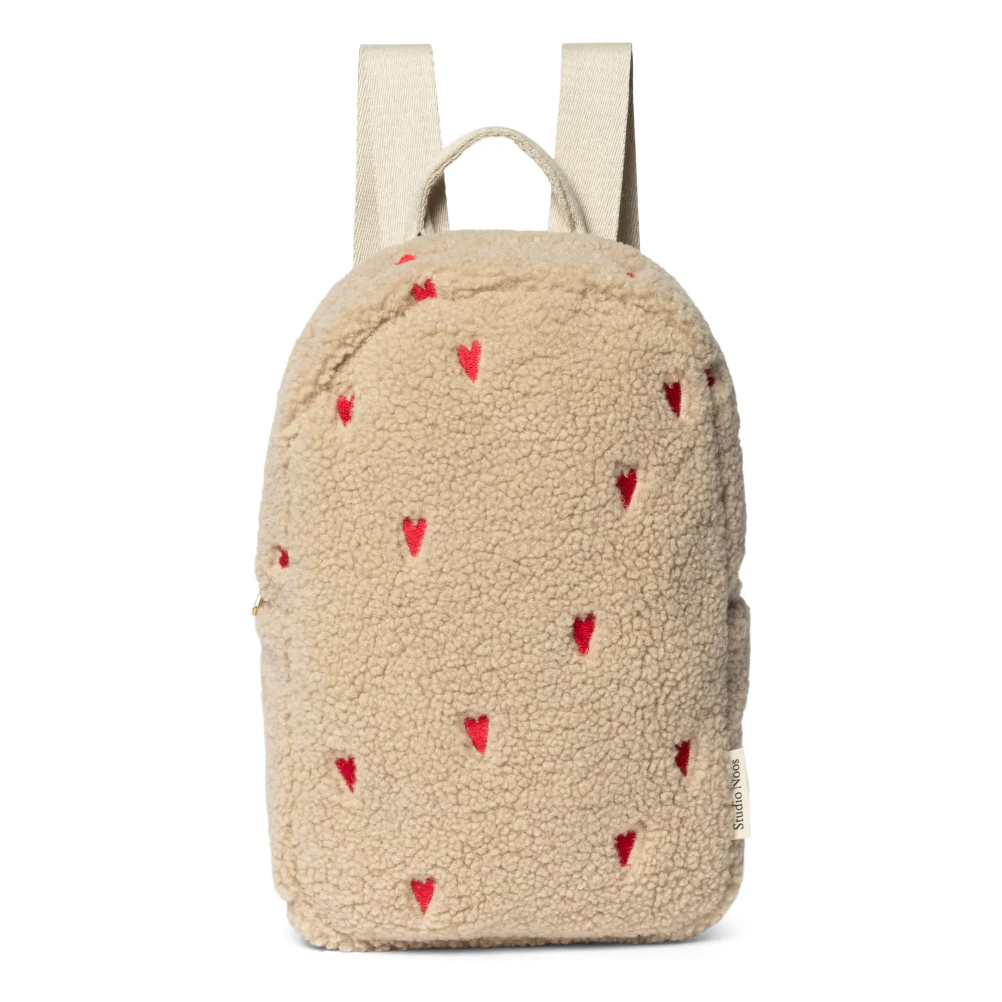 Studio Noos Ecru Hearts Backpack
