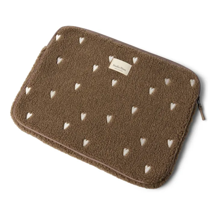 Housse d'ordinateur Hearts | Marron- Image produit n°4